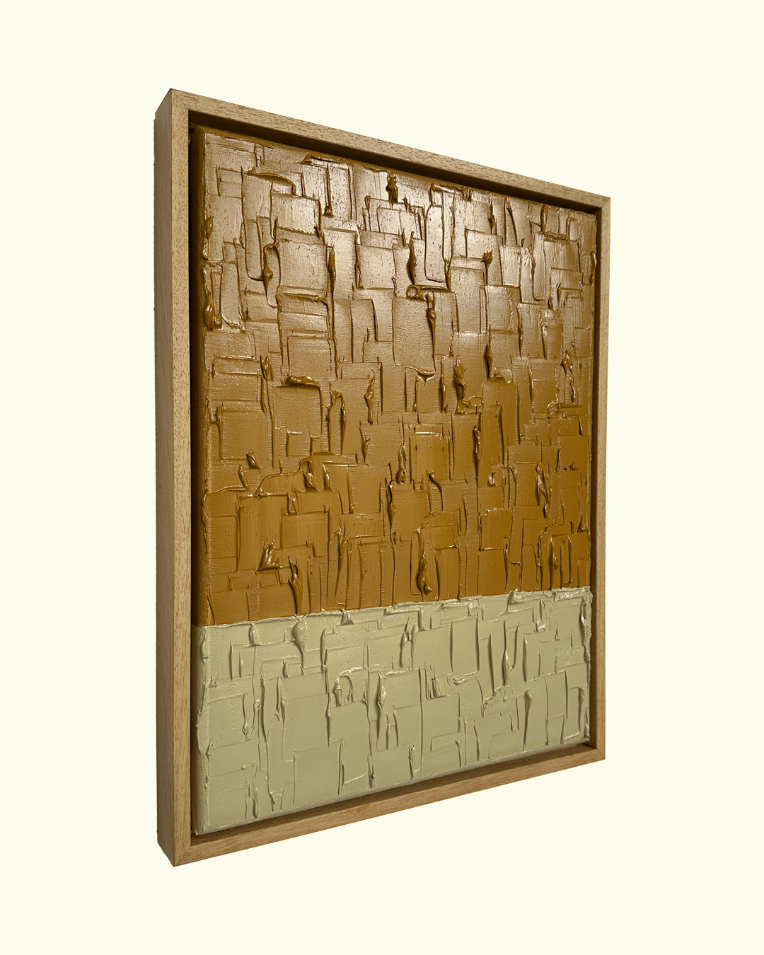 buff ochre - heavy texture