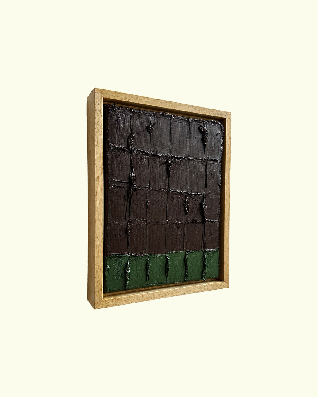 burnt verte - heavy texture