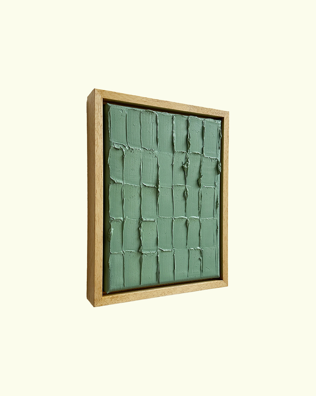 mint green - heavy texture