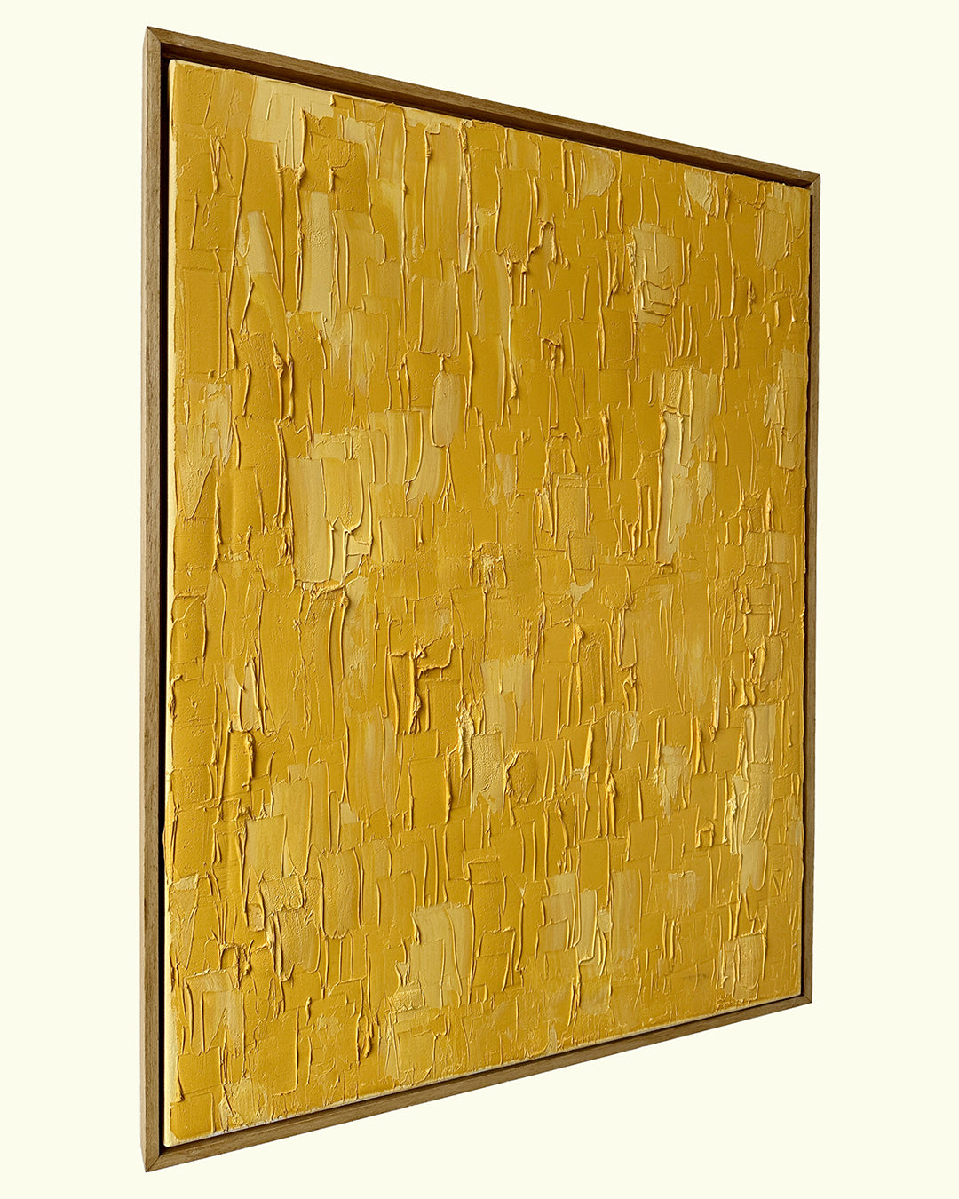 naples yellow faded - heavy texture