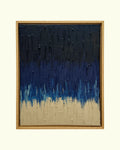 prussian blue faded - heavy texture
