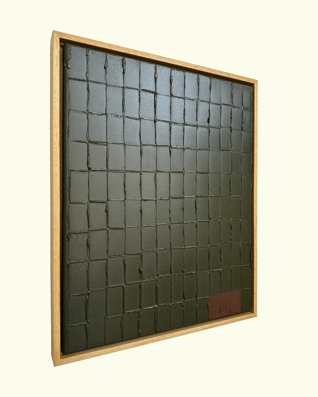 olive green - short strokes