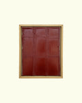 indian red - linen strokes