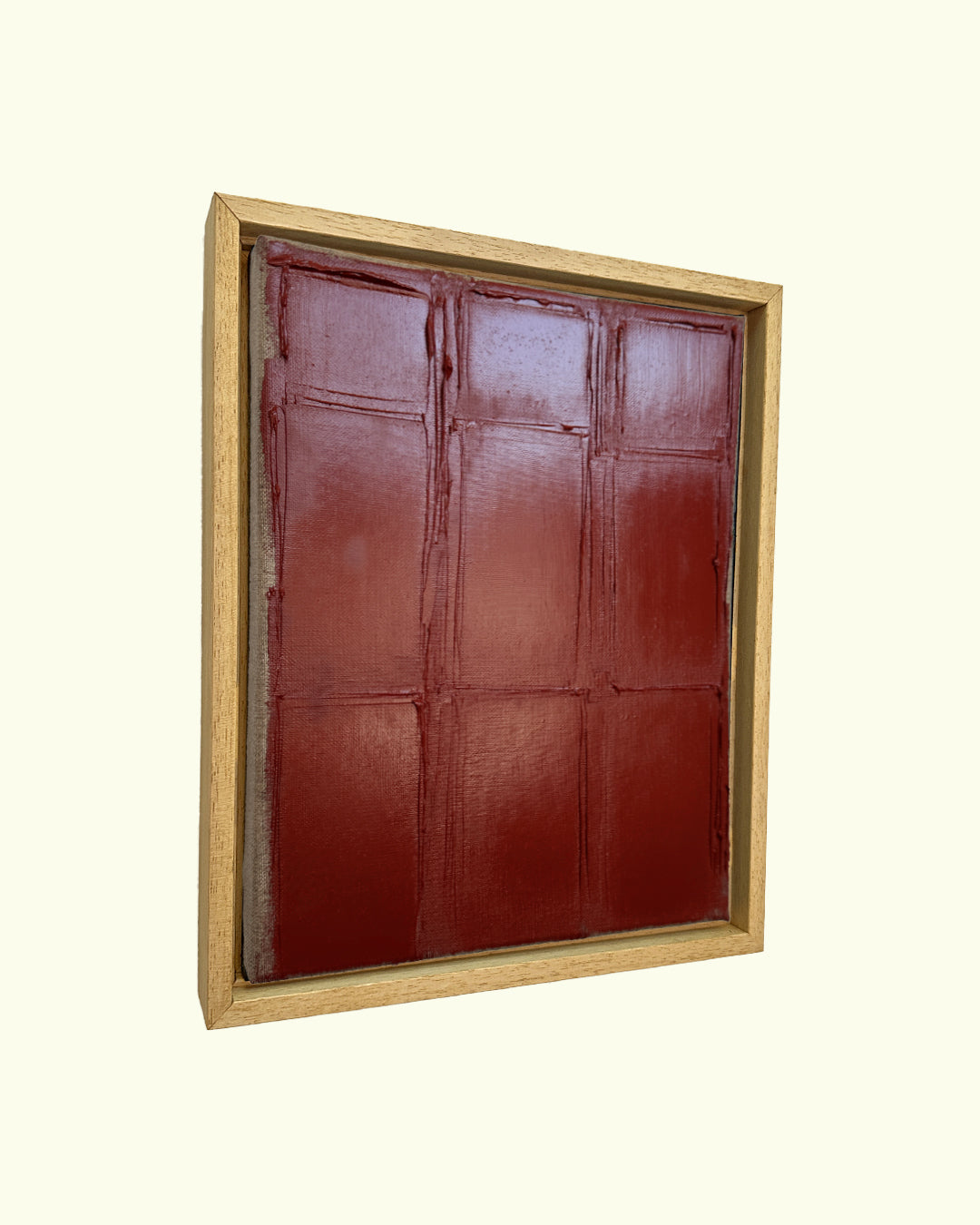 indian red - linen strokes