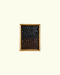 burnt black - heavy texture