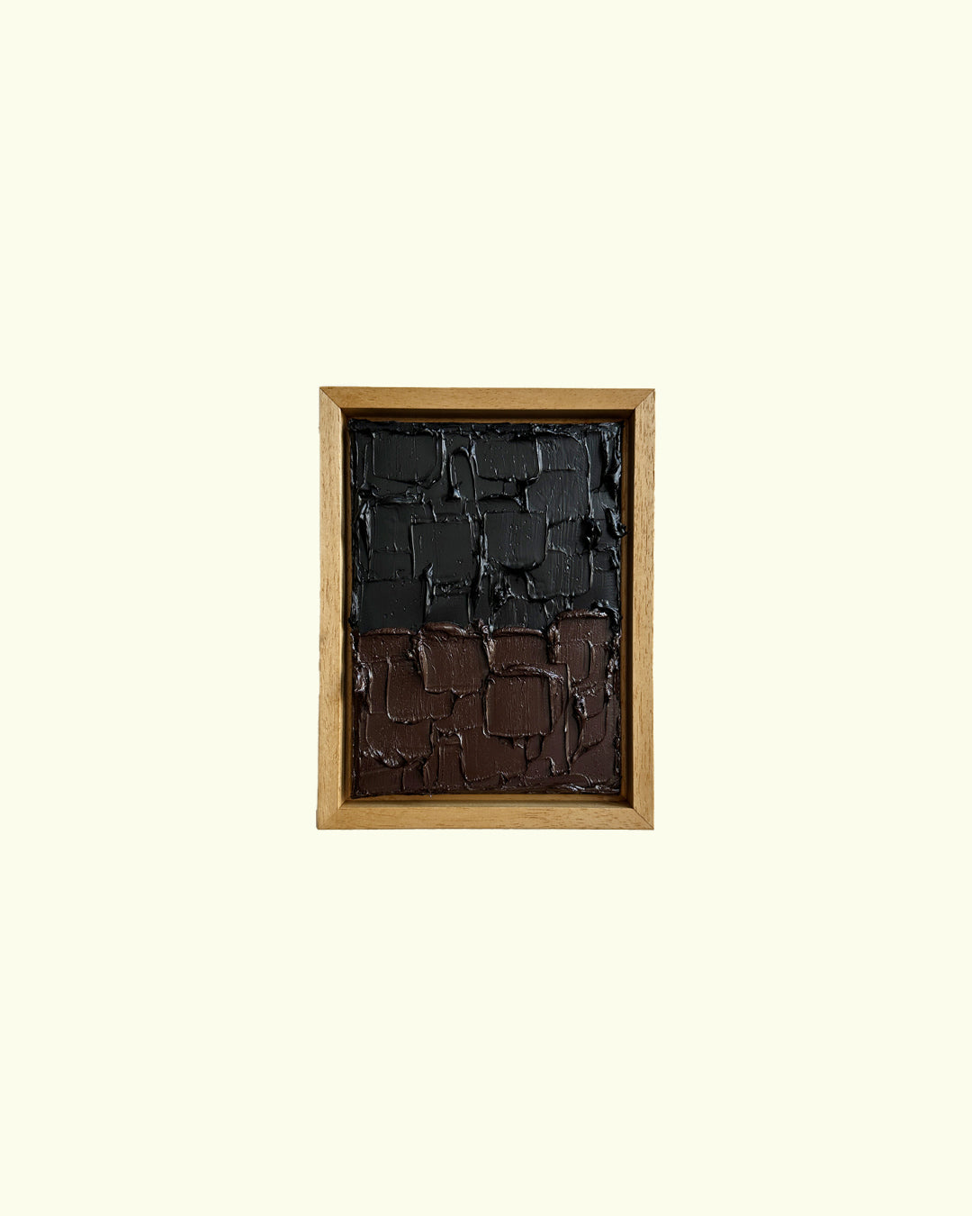 burnt black - heavy texture
