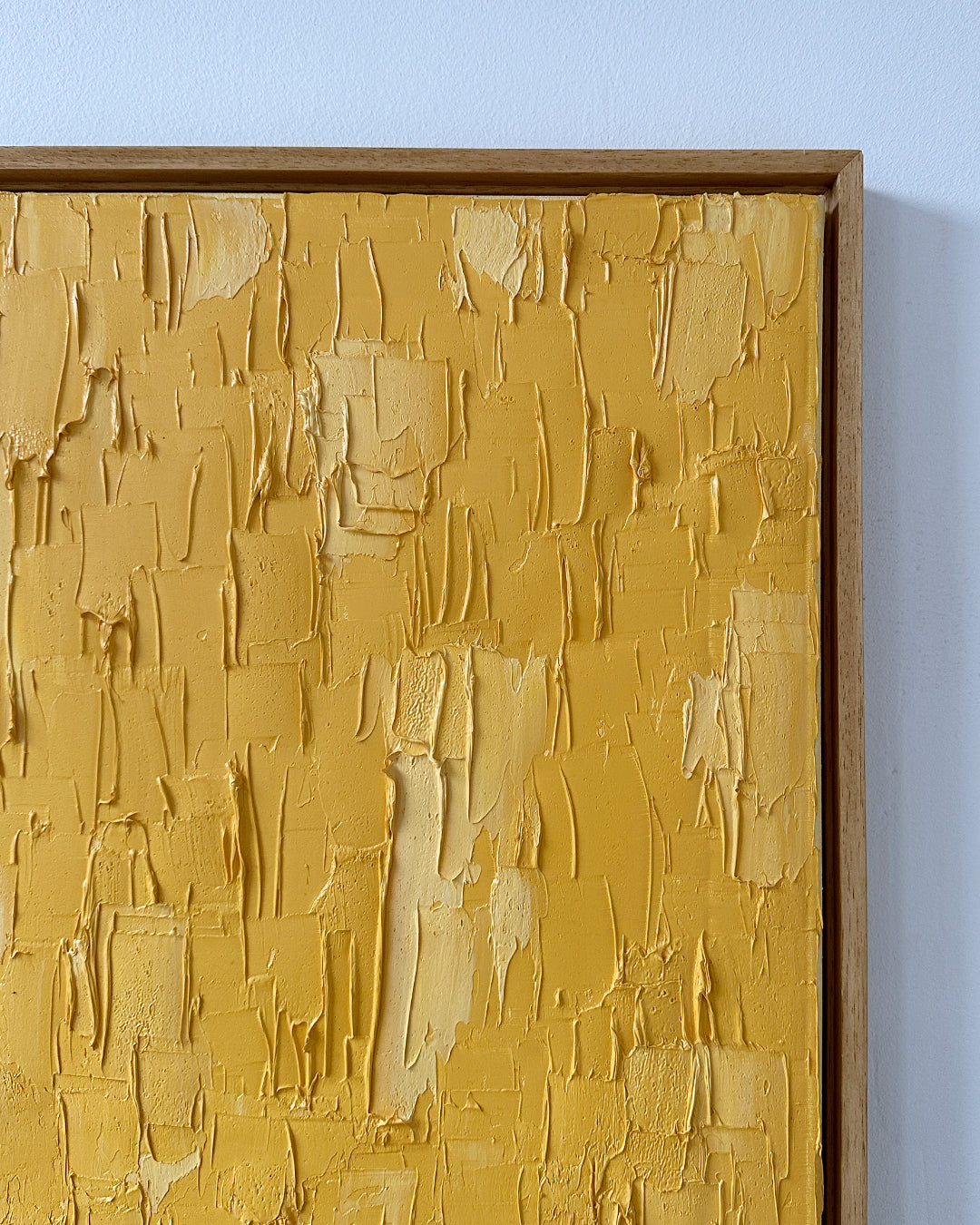 naples yellow faded - heavy texture