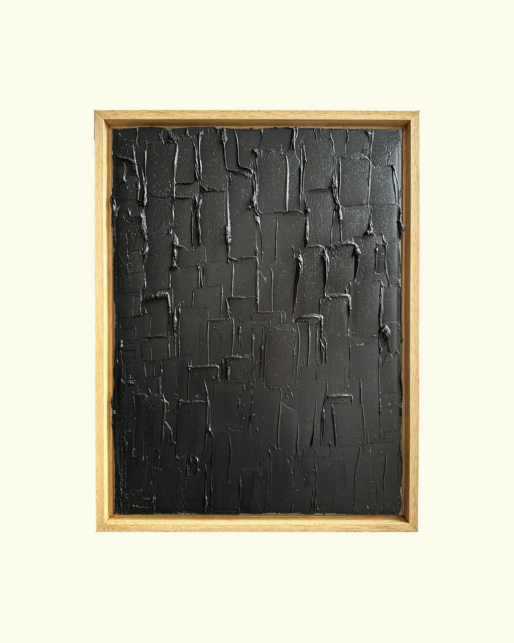 lamp black - heavy texture