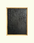 lamp black - heavy texture