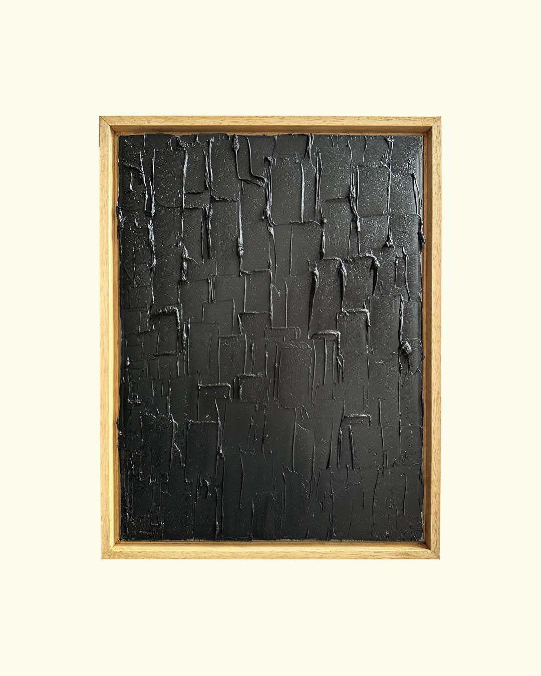 lamp black - heavy texture