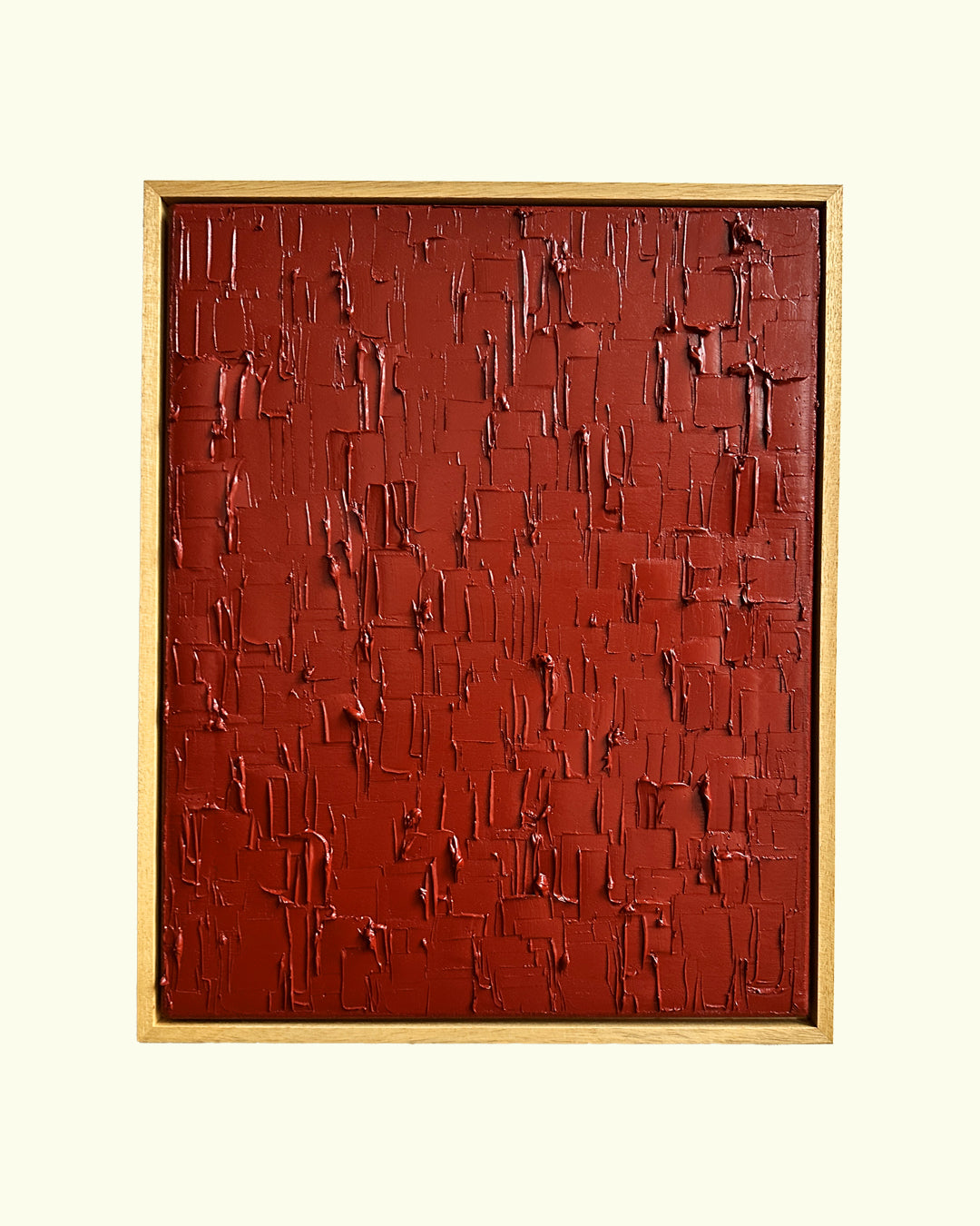 indian red - heavy texture