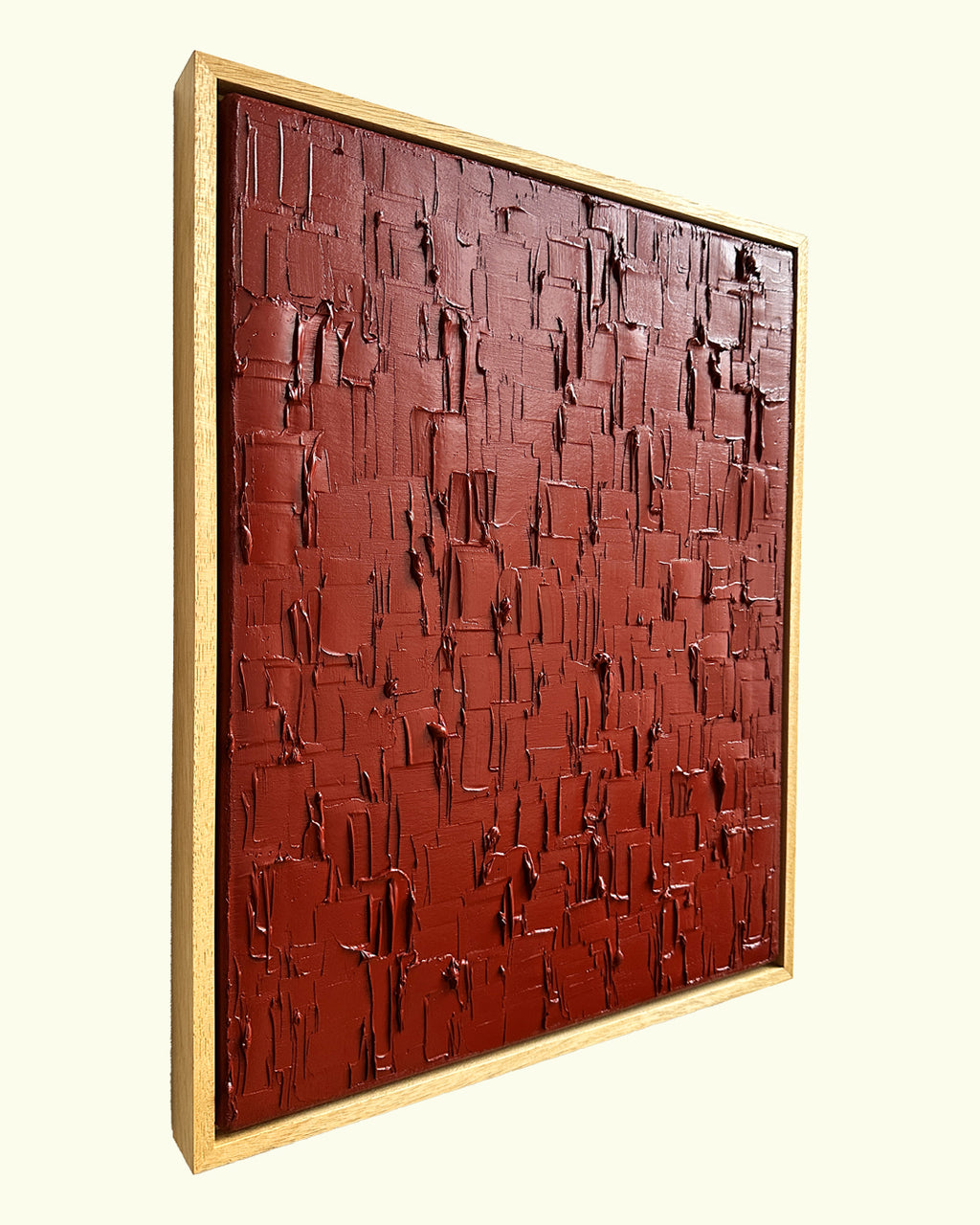 indian red - heavy texture