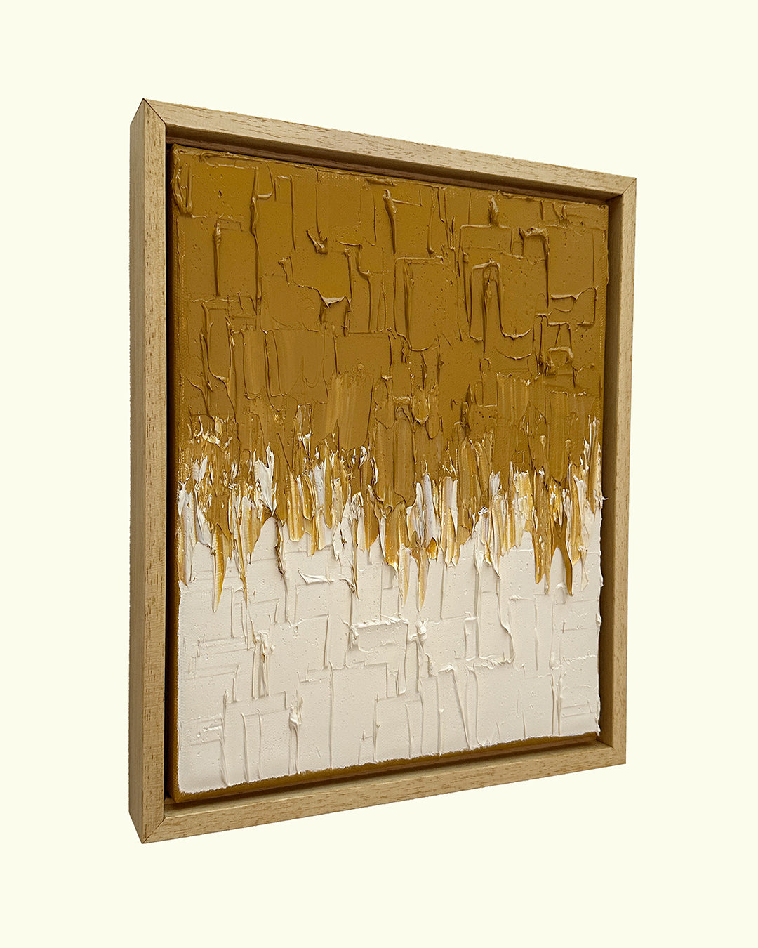 ochre yellow faded - heavy texture