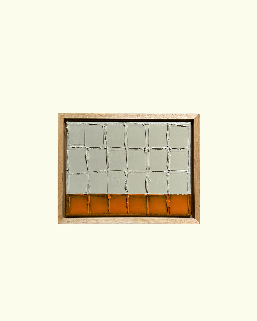 horizon orange - heavy texture