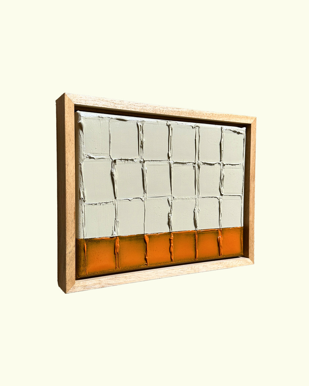 horizon orange - heavy texture
