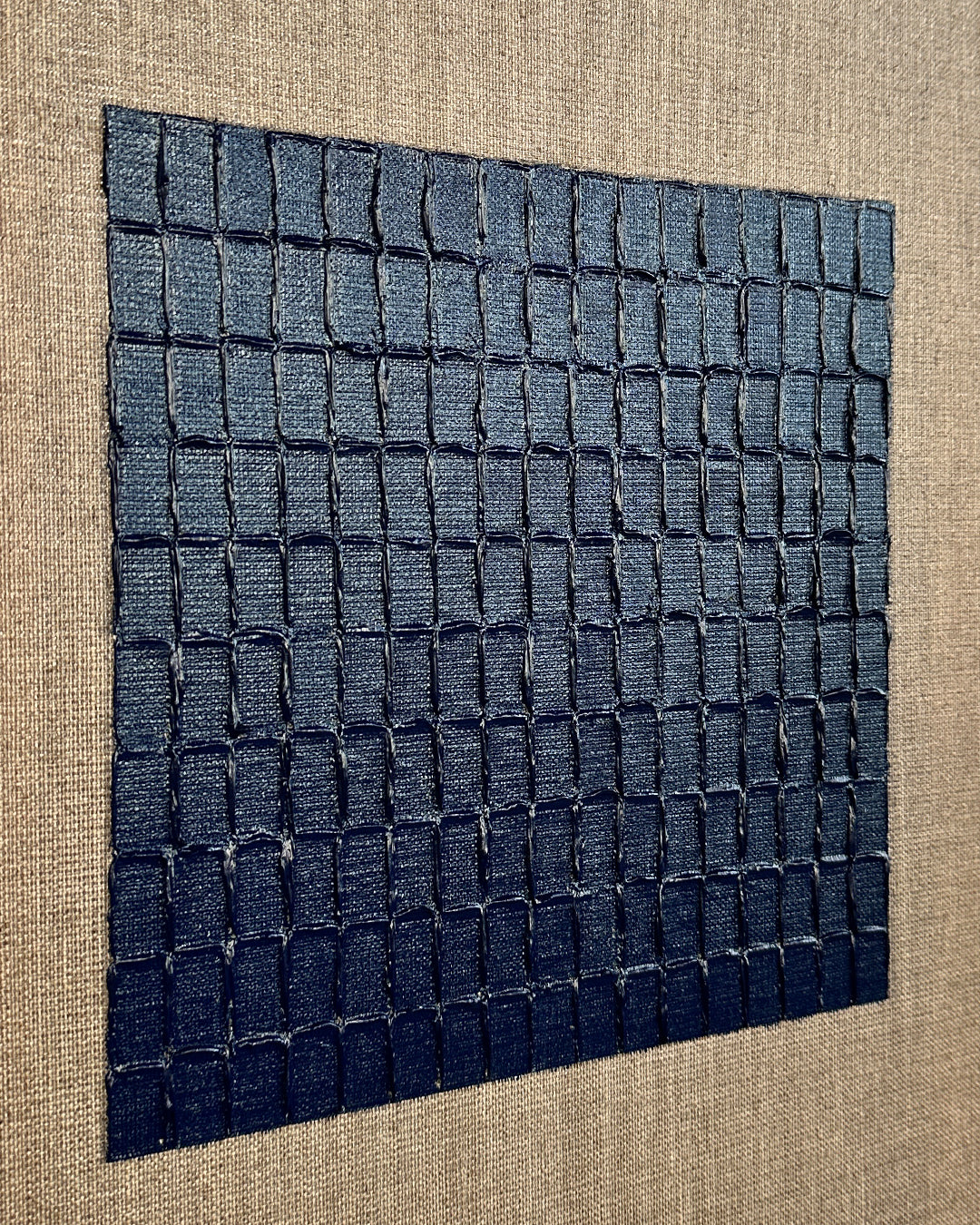 prussian blue - signature linen