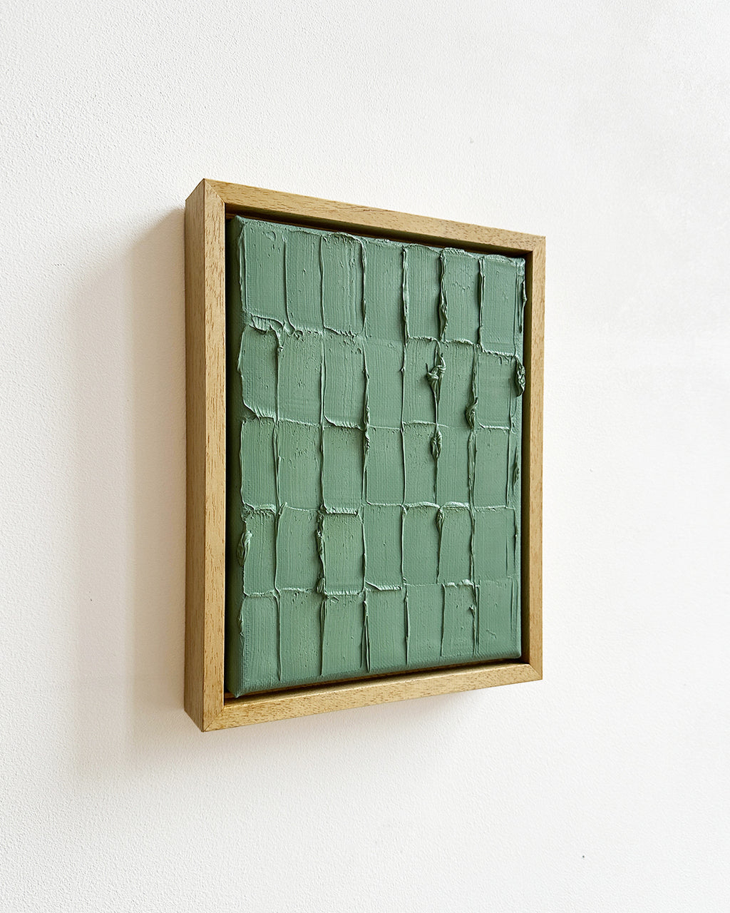 mint green - heavy texture