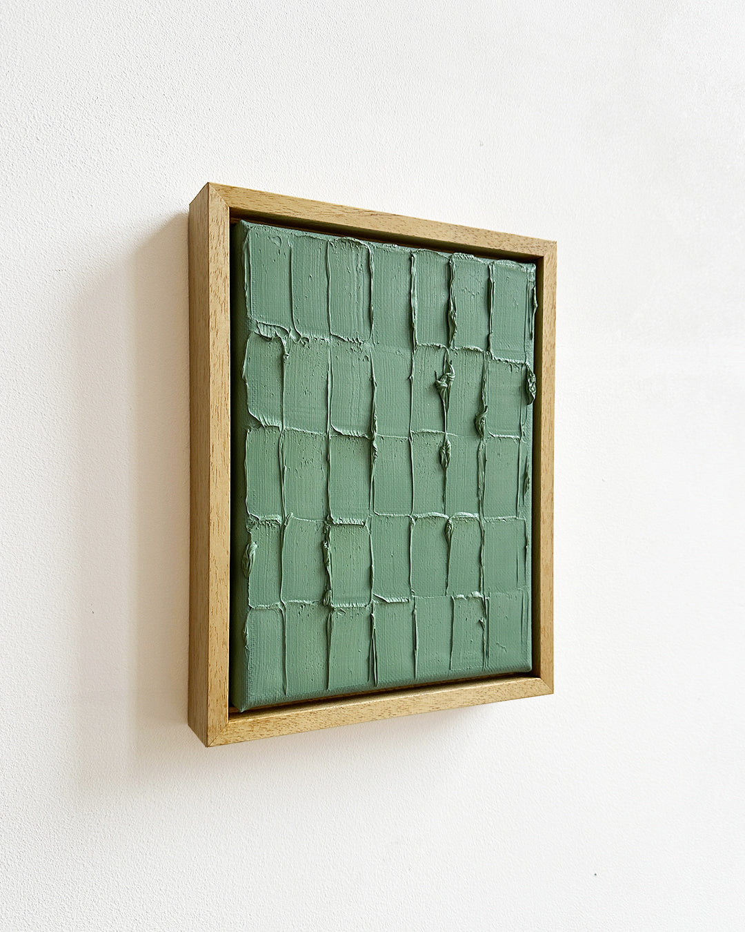 mint green - heavy texture