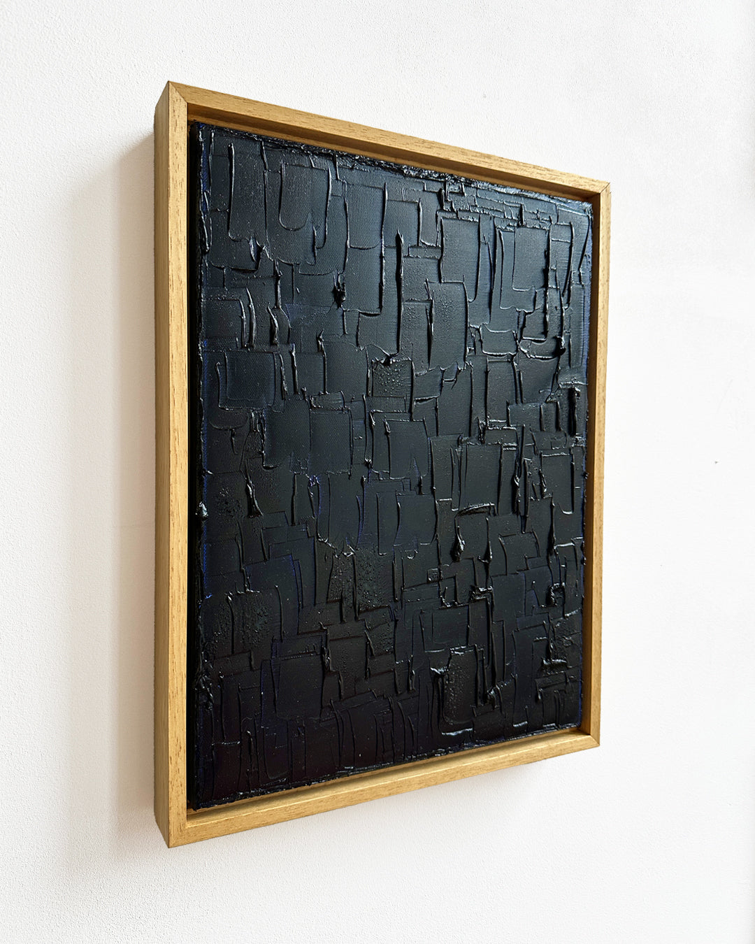 prussian blue - heavy texture