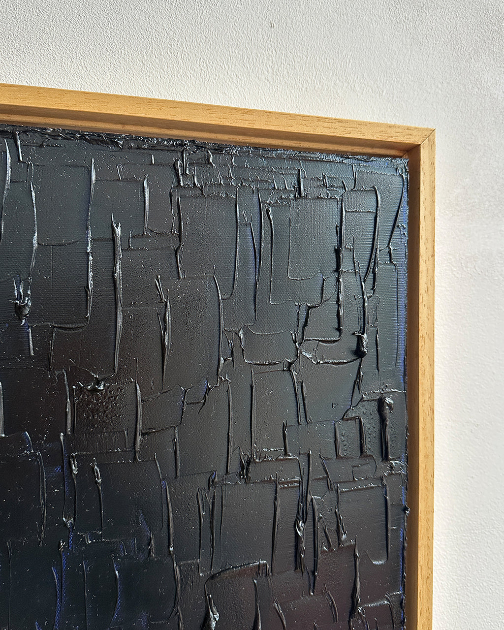 prussian blue - heavy texture