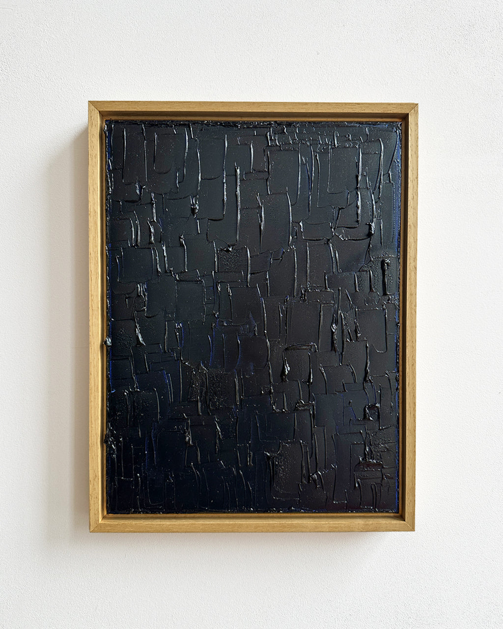 prussian blue - heavy texture