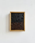 burnt black - heavy texture